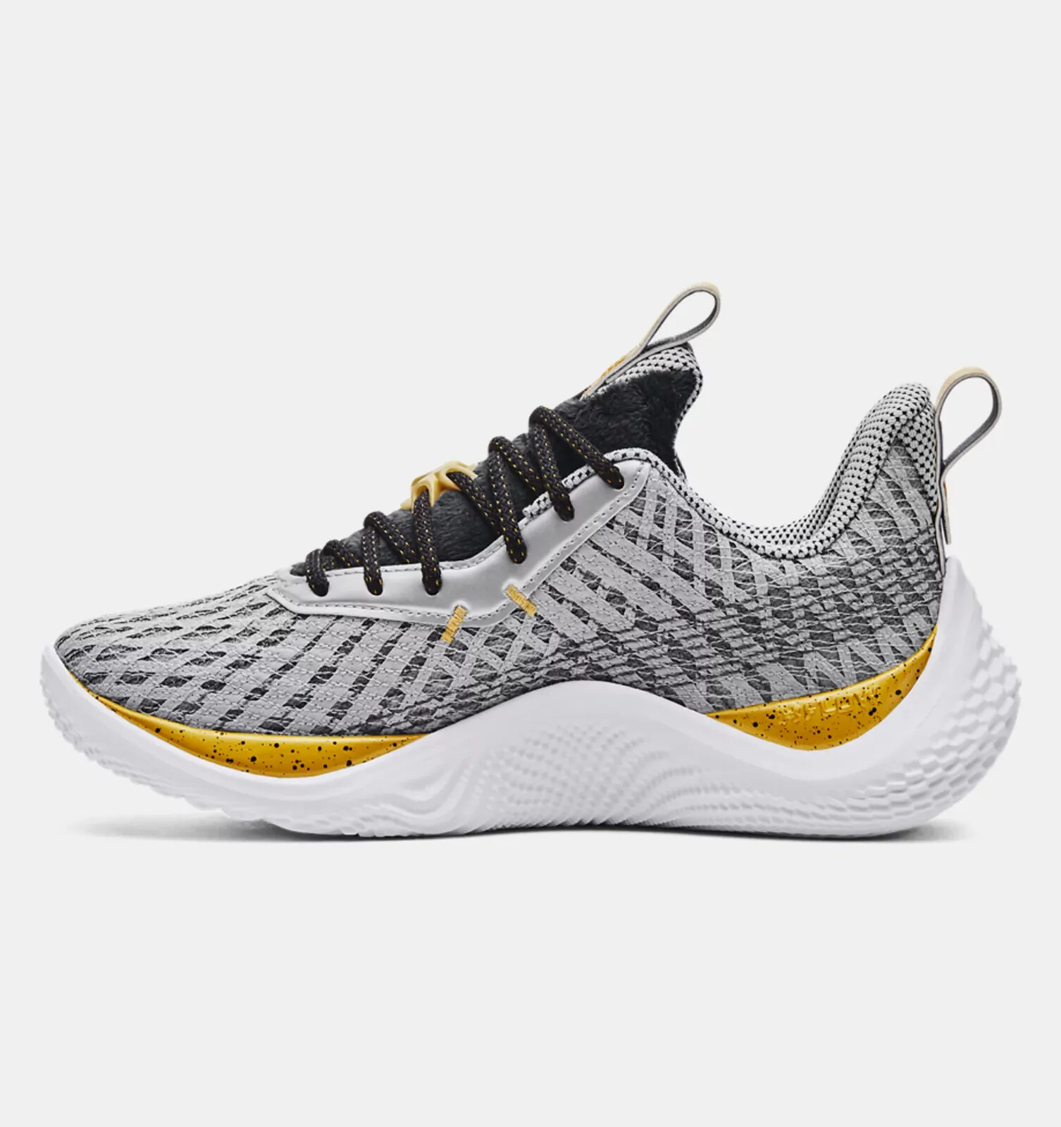 Pre-owned Under Armour Stephen Curry Flow 10 Father To Son Mod Gray Black Gold Grey 101