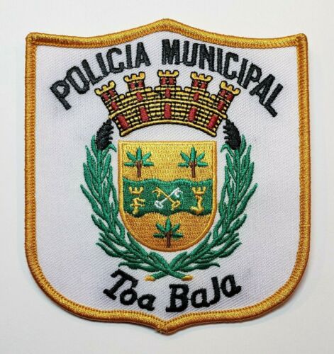 VINTAGE OBSOLETE PATCH / POLICIA MUNICIPAL TOA BAJA / PUERTO RICO 