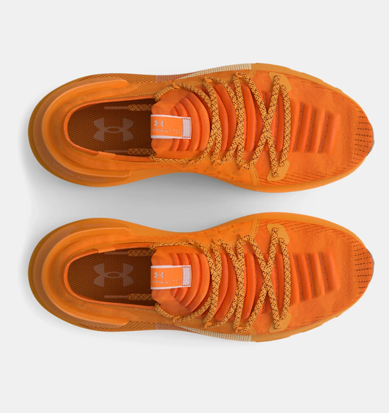 Pre-owned Under Armour Men's Ua Hovr™ Phantom 3 Dyed Running Shoes In Orange