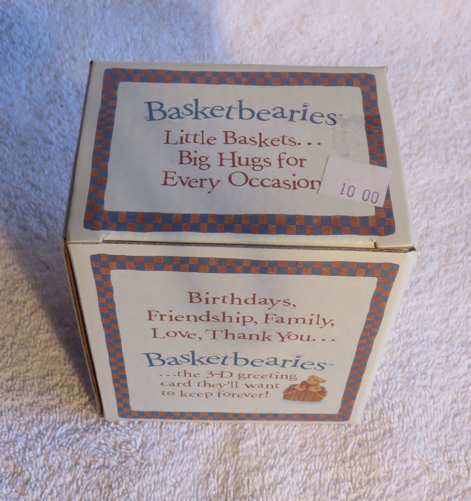 boyds Bears BasketBearies Huggsie We Get By With A little Help From Our Friends