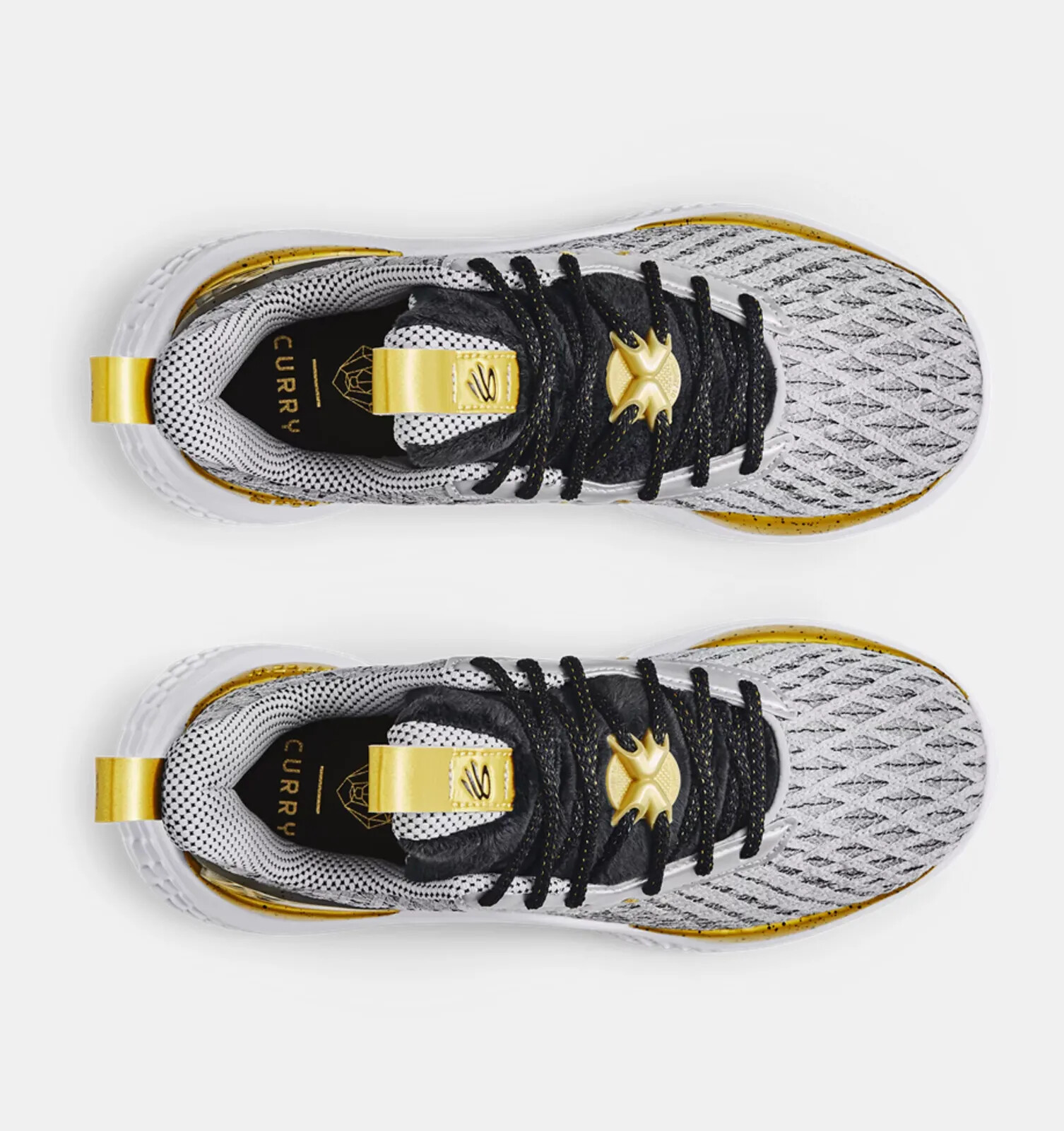 Pre-owned Under Armour Stephen Curry Flow 10 Father To Son Mod Gray Black Gold Grey 101