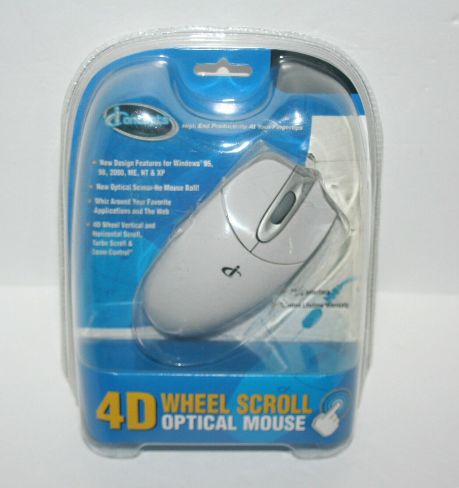 iConcepts 4D Wheel Scroll Computer Mouse - Model 77252 - New O...
