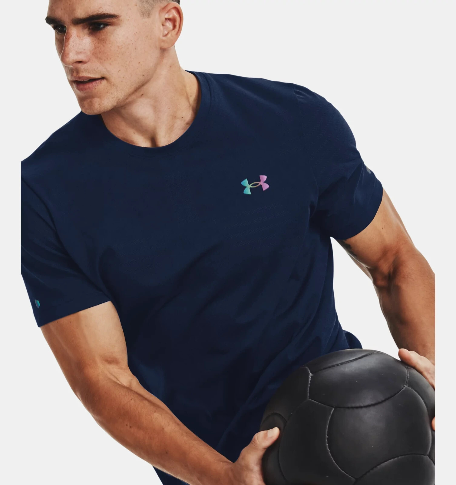 

Мужская бесшовная футболка с коротким рукавом GeoSport UA RUSH Under Armour 1370441, 1370441