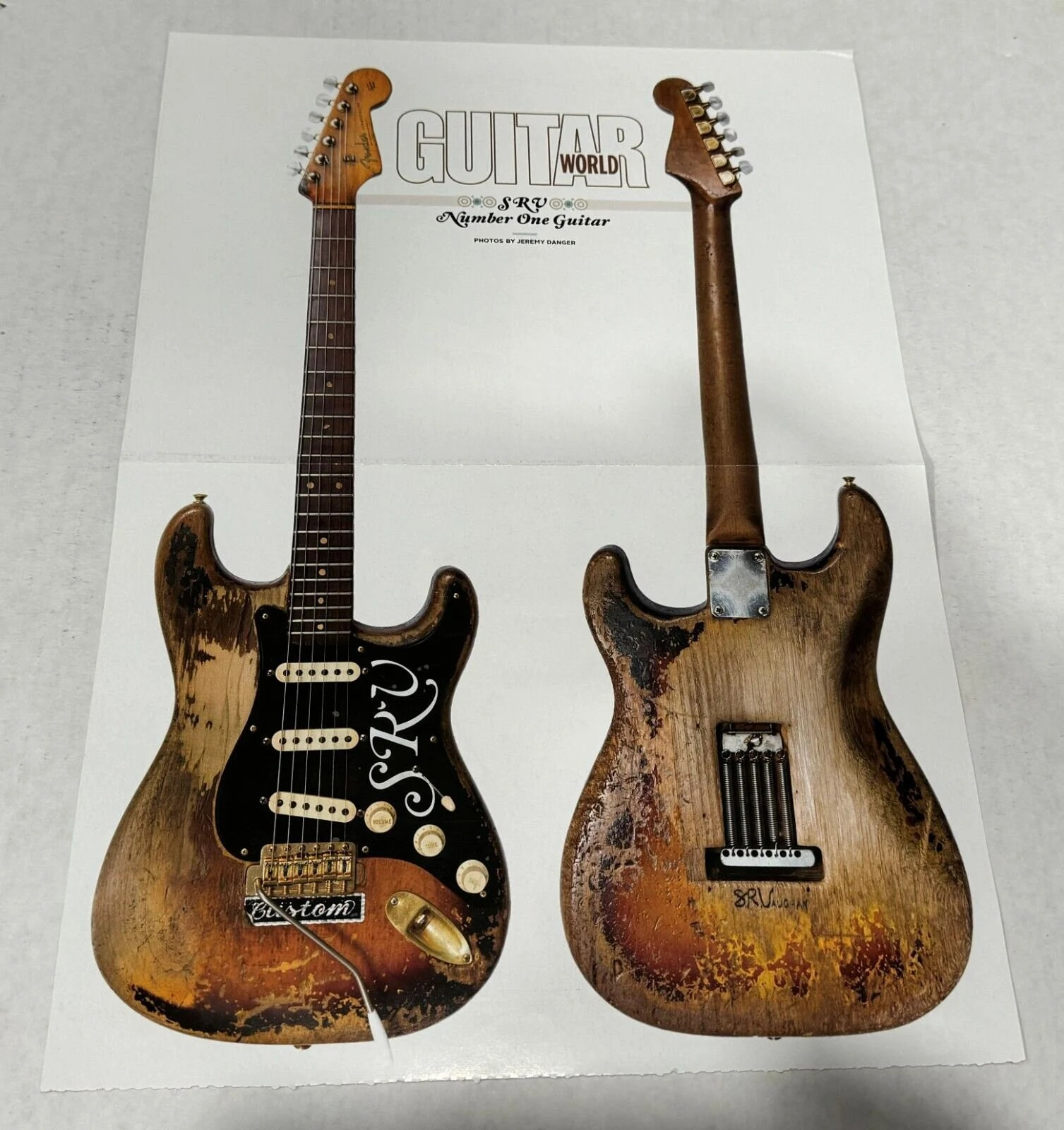 SRV -Stevie Ray Vaughan No. 1 Guitar/Fender Strat -Double