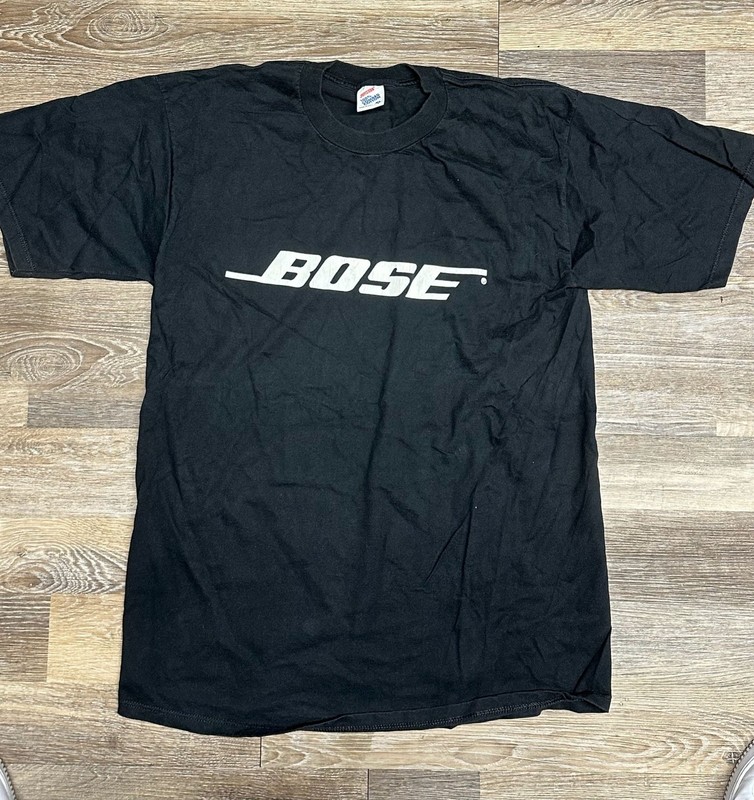 ミュージシャン 90s BOSE TEE XL Vintage 90s Bose Logo Promo T-Shirt Black Size XL | eBay