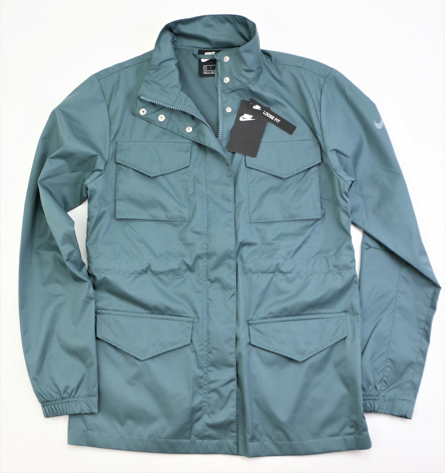 

Новая женская тканая куртка Nike Sportswear M65, размер маленький, CZ8972-387 $120, Hasta/light pumice