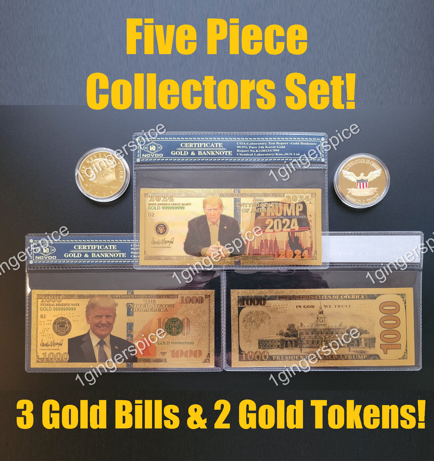 2024 TRUMP &quot;We&#39;ll Be Back&quot; 銀貨　1000枚発行！ 2024 TRUMP 