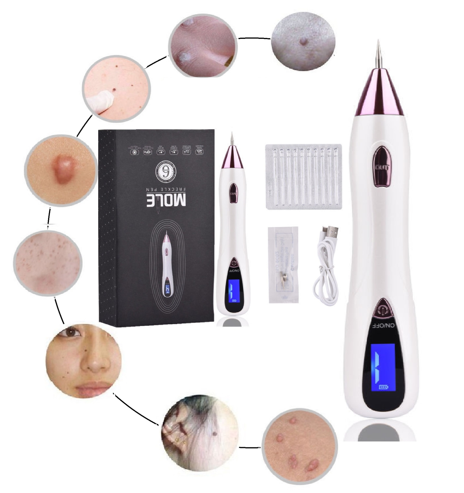Anti-Aging Laser Plasma Pen Mole Removal Dark Spot Remover Skin Wart Tag Tattoo