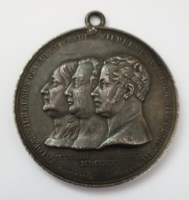 Preussen Medaille auf die vollständige Vereinigung Pommerns und Rügens mit Preuß