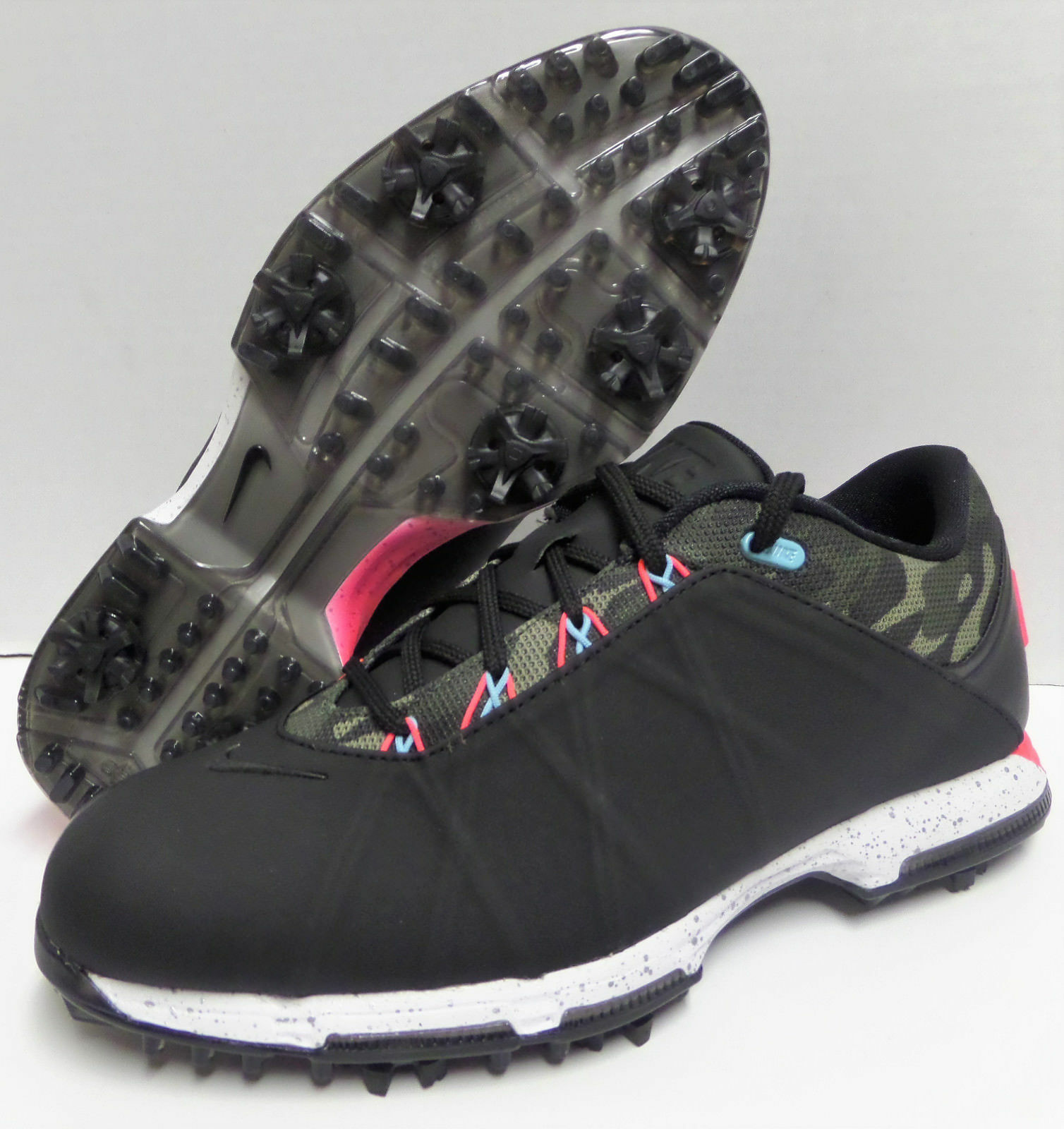 nike lunar golf shoes black