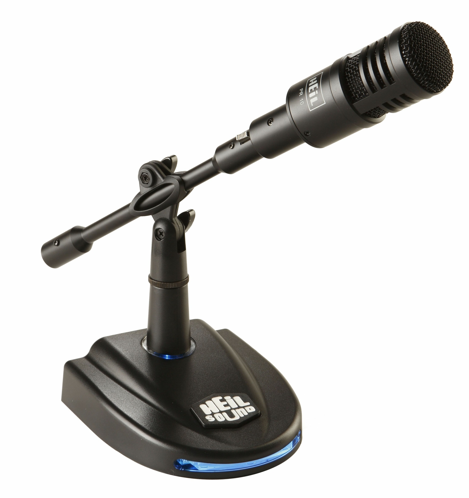 Heil Sound PR10 Microphone Package with LB1B Black Base and 8