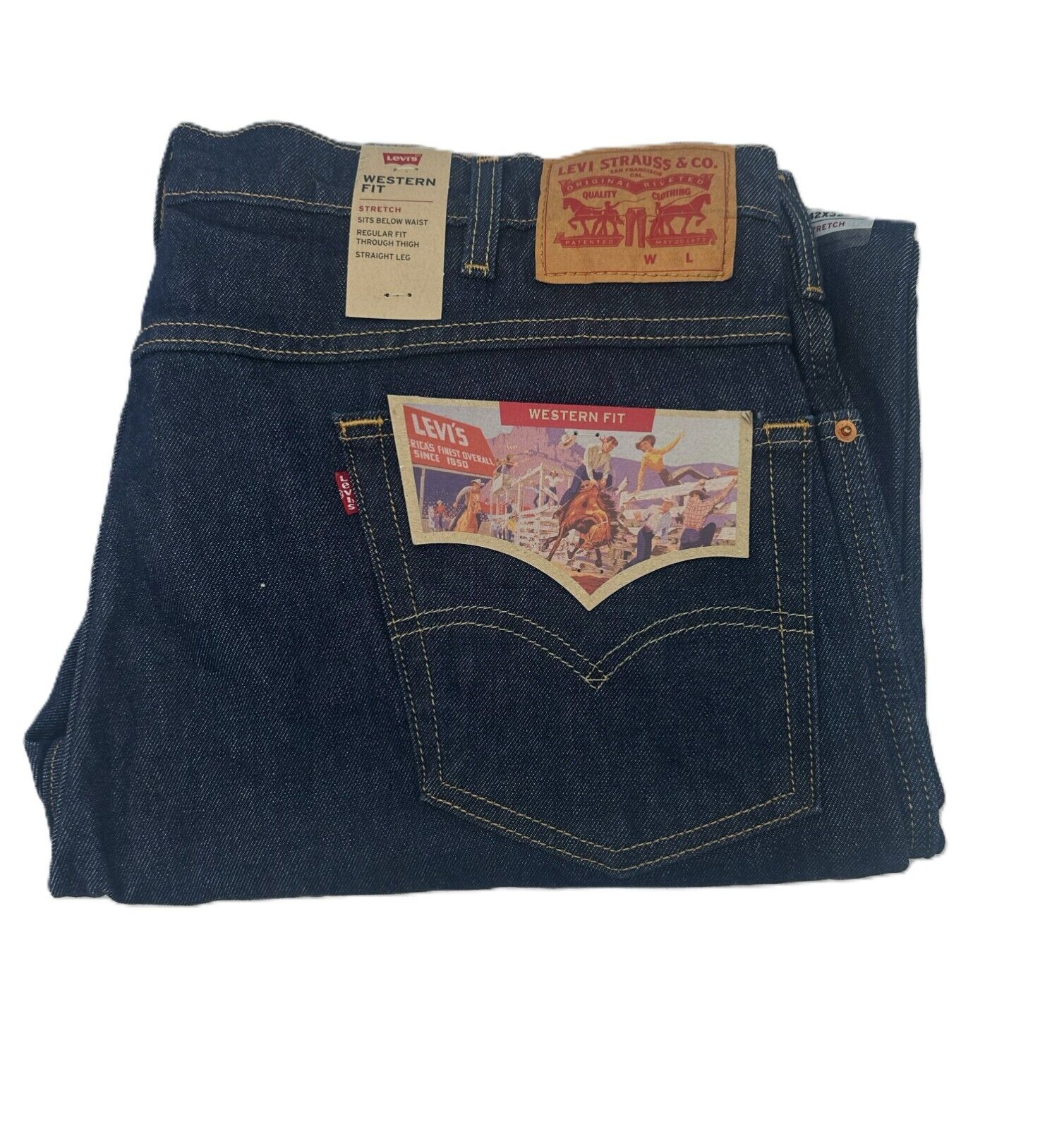Levi's Men's Western Fit Jeans New with Tags W36 x L34 Levi's Men's Western Fit Jeans New with Tags W36 x L34