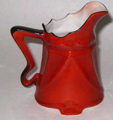 Vintage Art Nouveau Pitcher M W Co., Hand Painted Germany