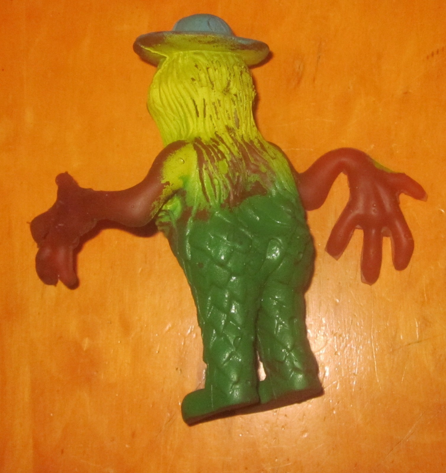 Vintage 1968 rubber jiggler monster Leaf Man Chemtoy Hong Kong
