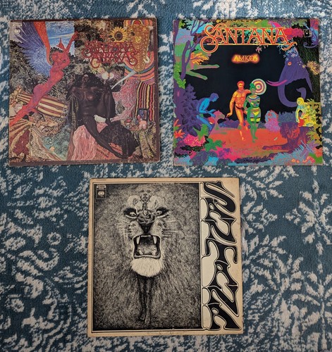 3 Classic Vinyl Santana Albums - Including Their Debut Album