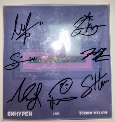 ENHYPEN [BORDER : DAY ONE] Autographed Signed Album | eBay