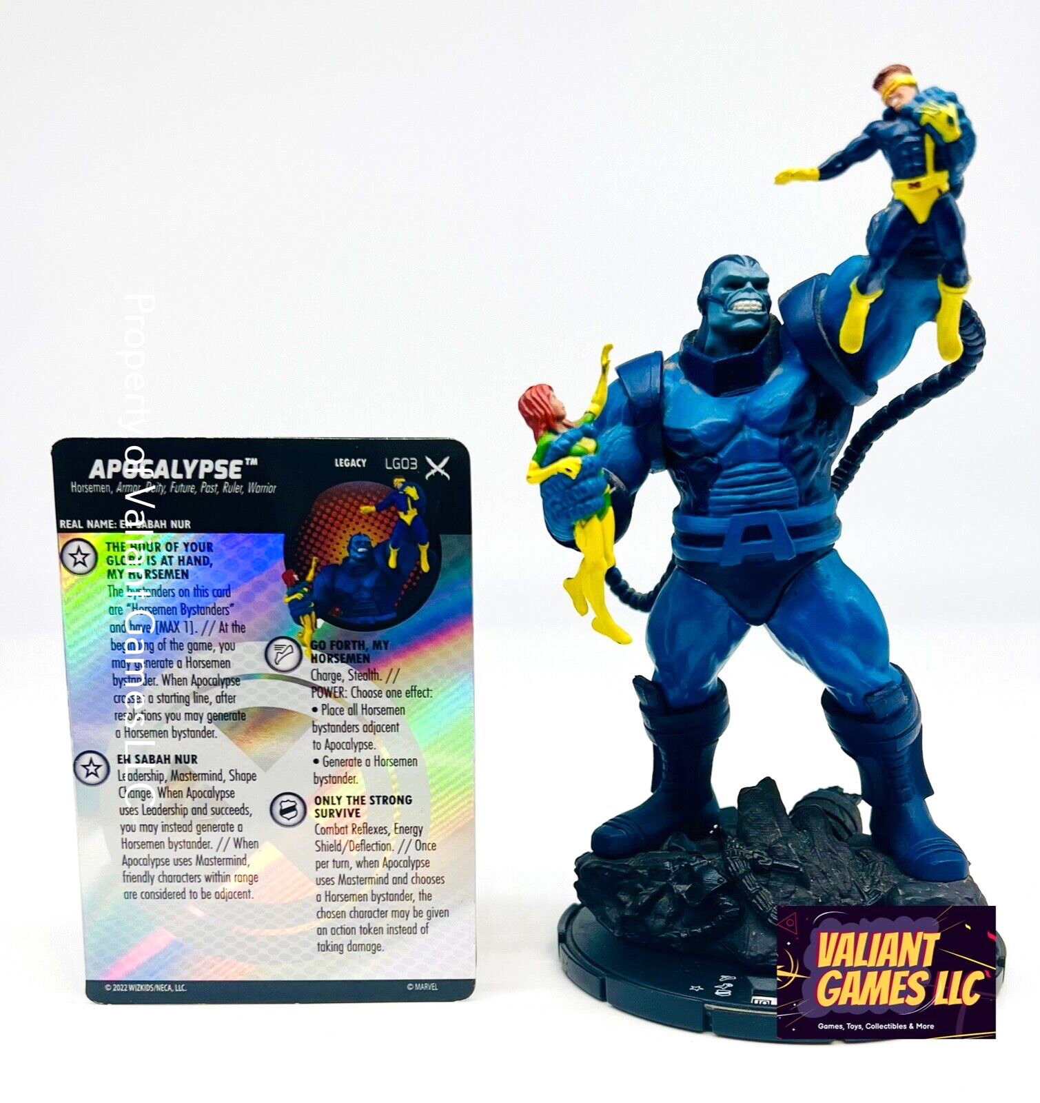 Marvel Heroclix Apocalypse #G03 & # LG03 Legacy Card X-Men X