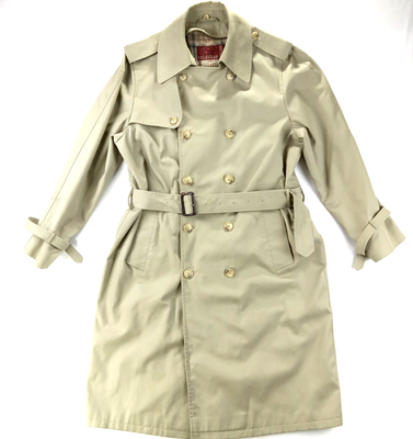 Nordstrom Trenchcoat Mens Size 40R Double Breasted Wool Lining eBay