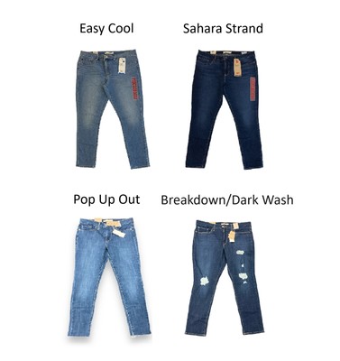 

Женские джинсы скинни до щиколотки Levis со средней посадкой для похудения 311
