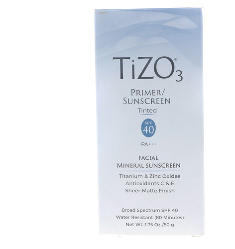 TIZO TiZO3 Facial Mineral Sunscreen Tinted SPF40, 1.75 oz