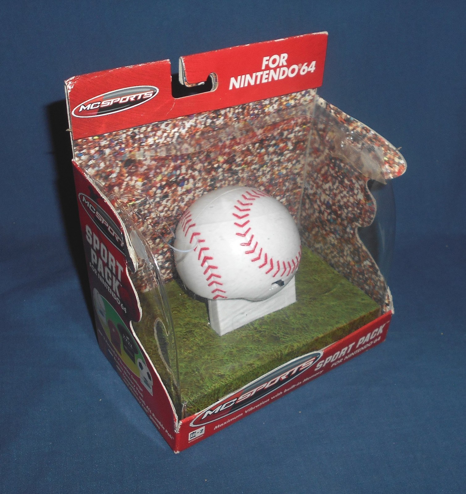 MC Sport Pack for Nintendo 64 Game System ~ N64 Mad Catz Memory Card Rumble Pak