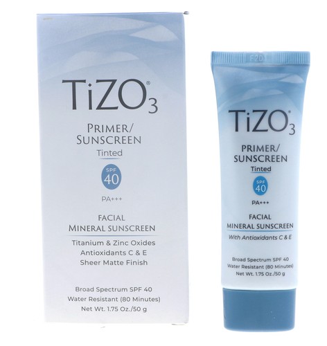 TIZO TiZO3 Facial Mineral Sunscreen Tinted SPF40, 1.75 oz