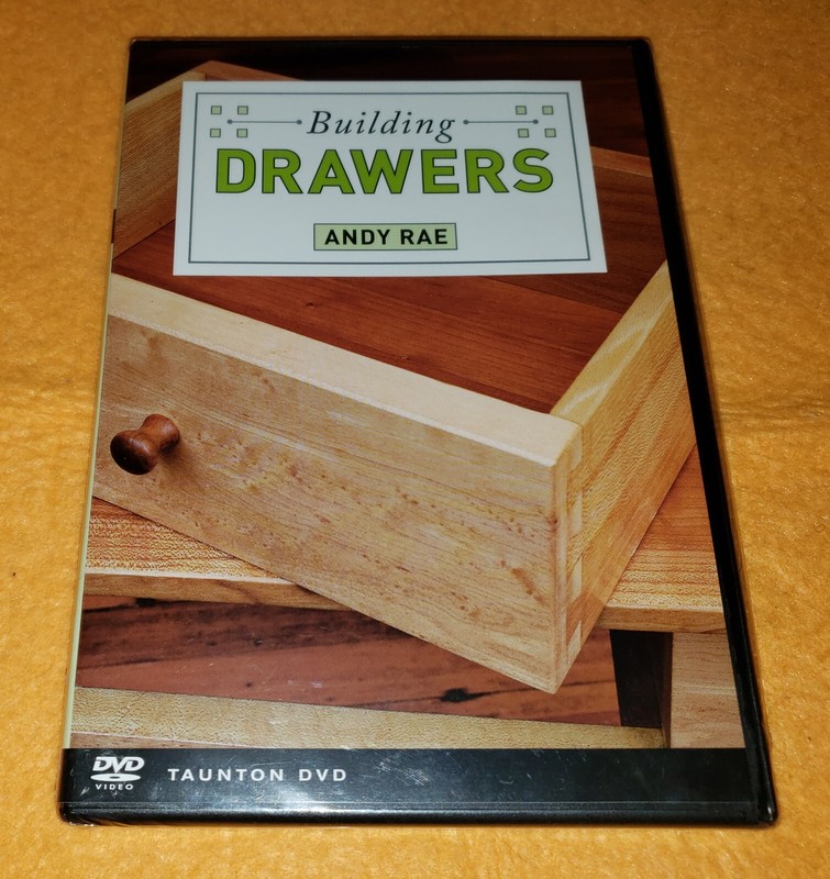 BUILDING DRAWERS Andy Rae (2009, Taunton, DvD) Slides, Runners, Woodworking
