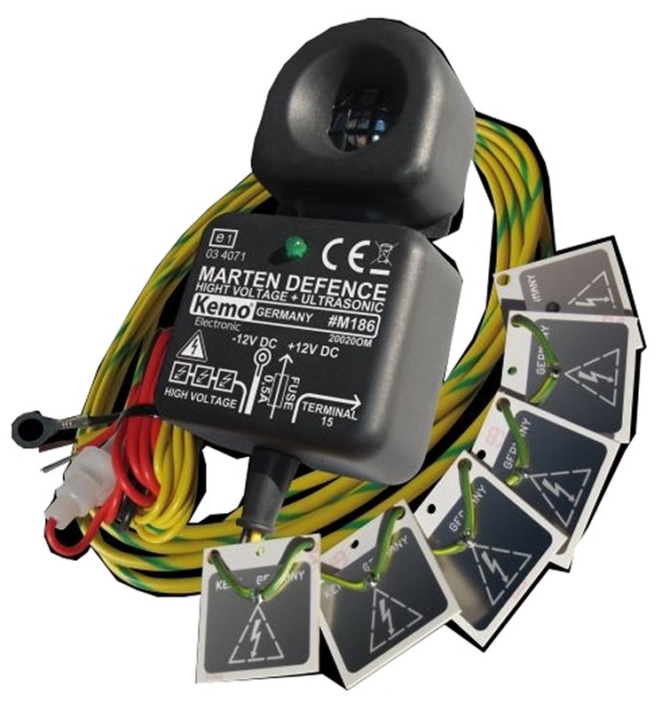 Kemo Marderschreck M186  Marderabwehr Kfz Auto Mader Marderschutz 12-15 V/Dc 