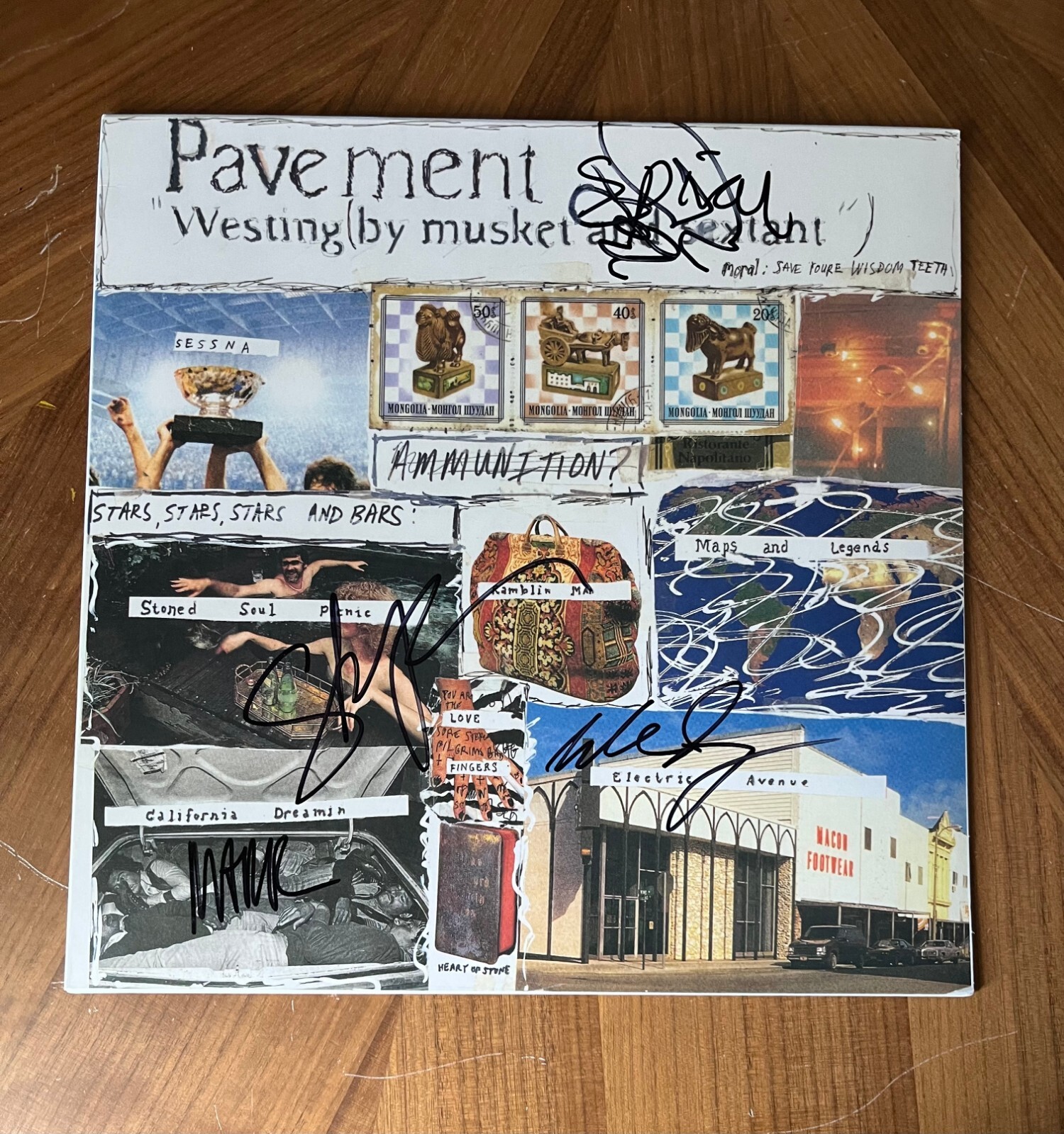 PAVEMENT * signed vinyl album * WESTING * STEPHEN MALKMUS