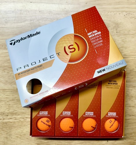 Taylormade Project S Golf Balls - 1 Dozen Box - NEW