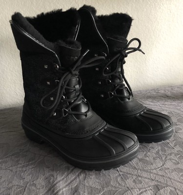 crocs shearling boot