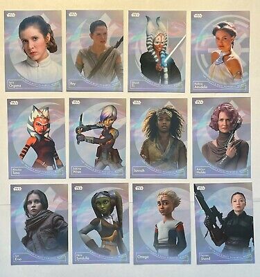 2022 Topps Star Wars The Galaxy s Most Powerful Women Set & Singles - You Pick