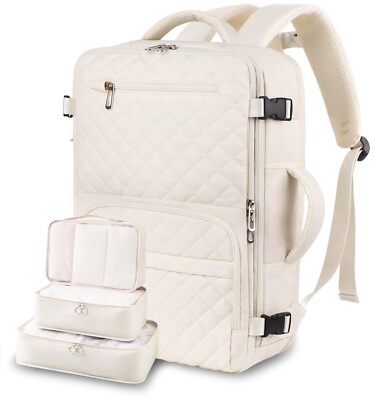 Travel Backpack for Women, 17 Inch Carry On Laptop Backpack Flight Approved w...