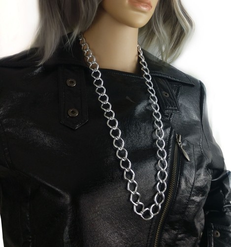 アクセサリー CURB CHAIN LONG NECKLACE Sterling Silver Beveled Curb Chain 7