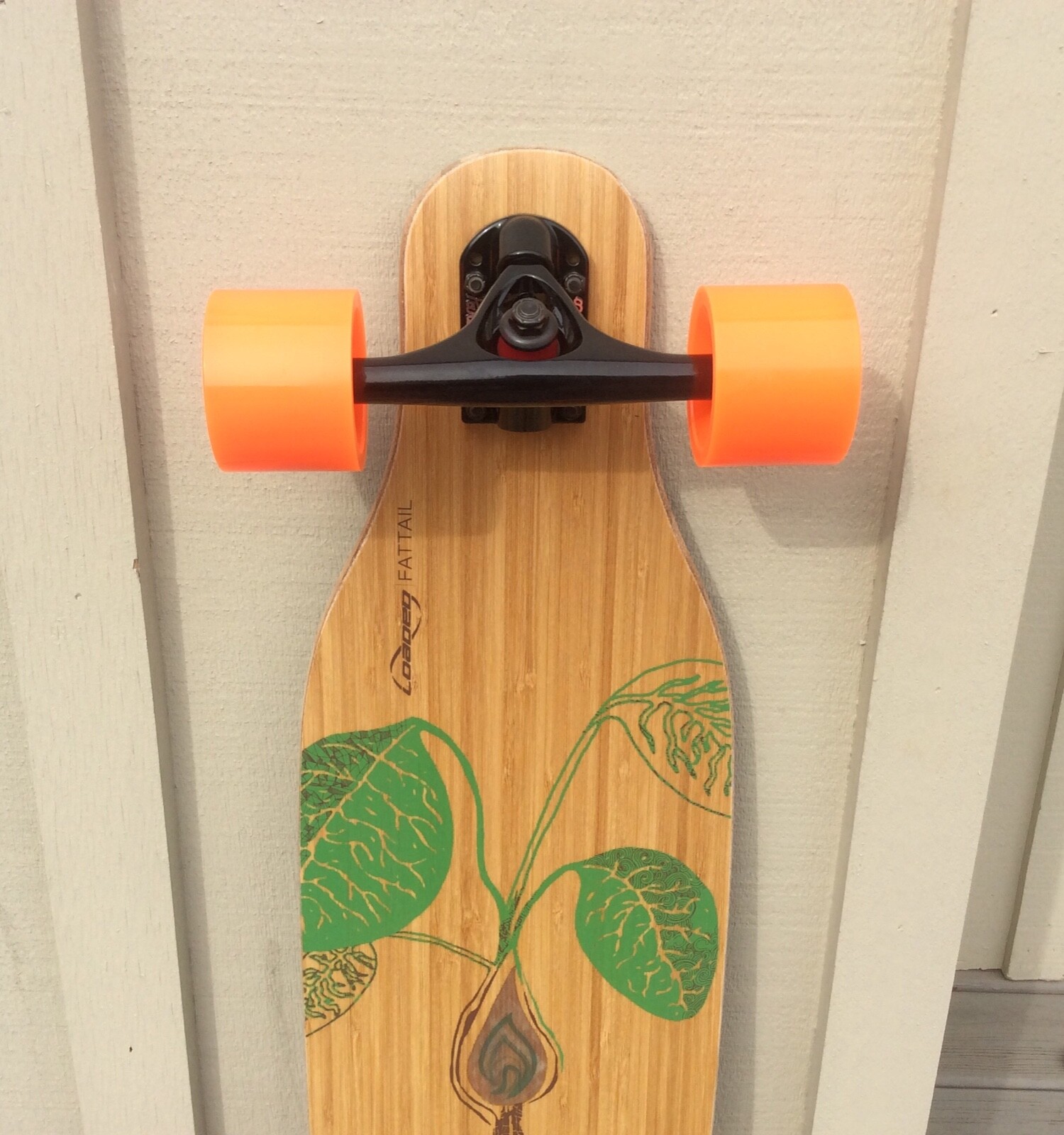 Loaded Boards Fattail Flex1 Longboard Complete Paris V2 Trucks Orangatangs Jehu