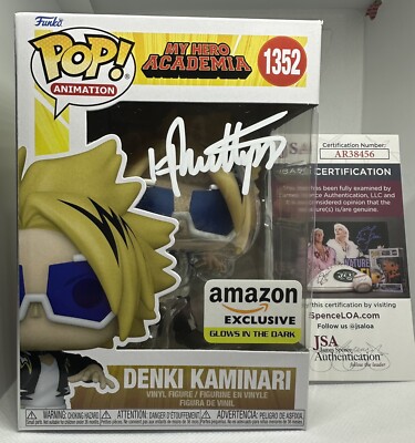 Kyle Phillips Signed Funko Pop! #1352 My Hero Academia Denki Kaminari Amazon JSA