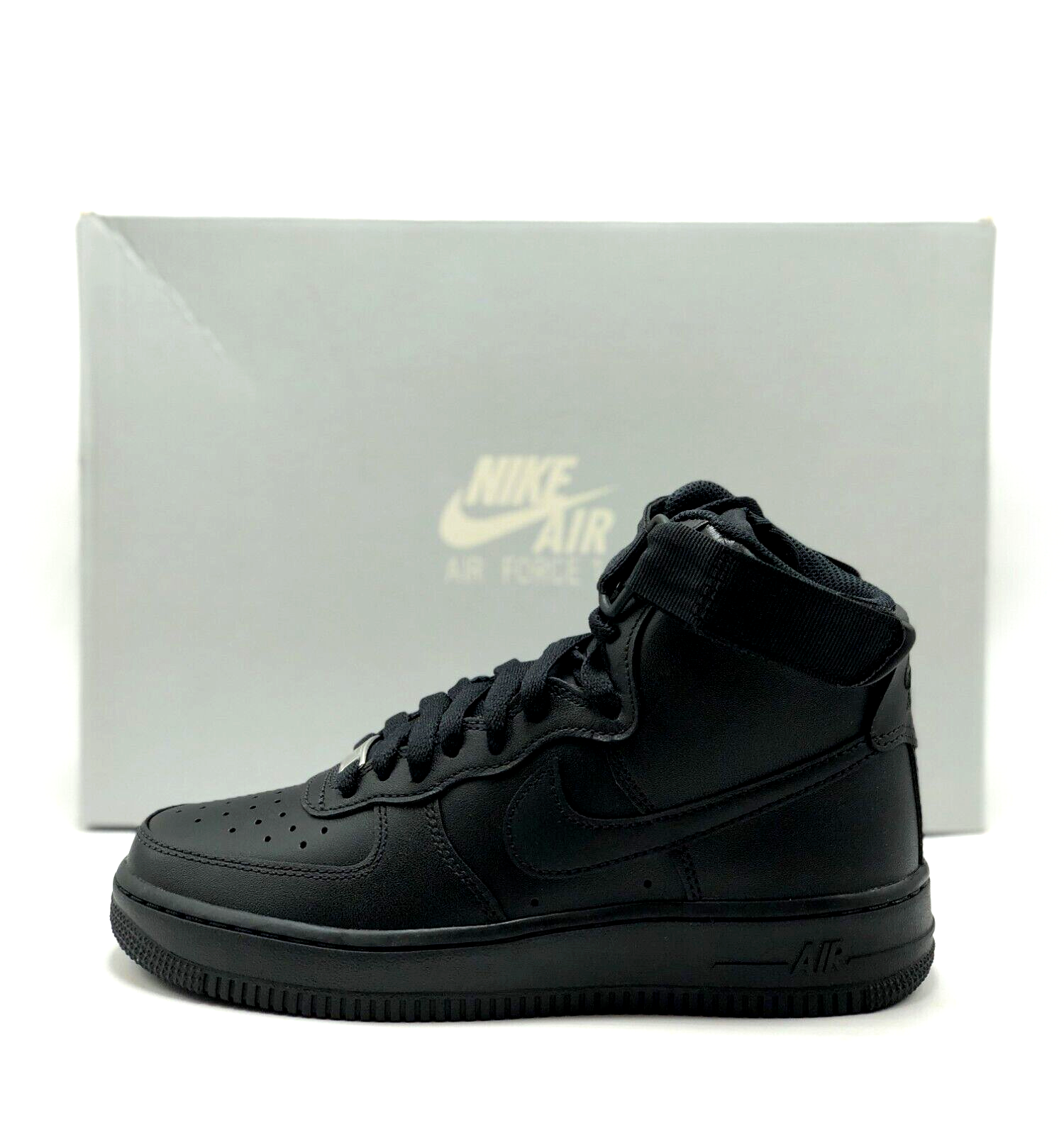 black nike air force 1 high top