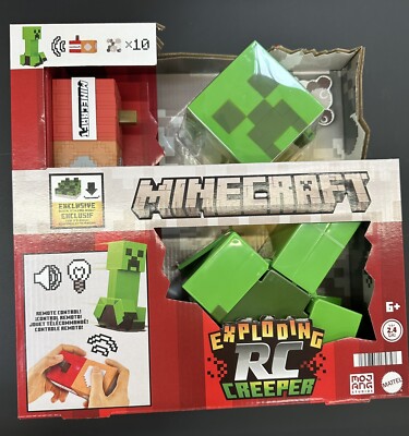 Minecraft Exploding RC Creeper Car Lights & Sounds with DLC Code In Hand