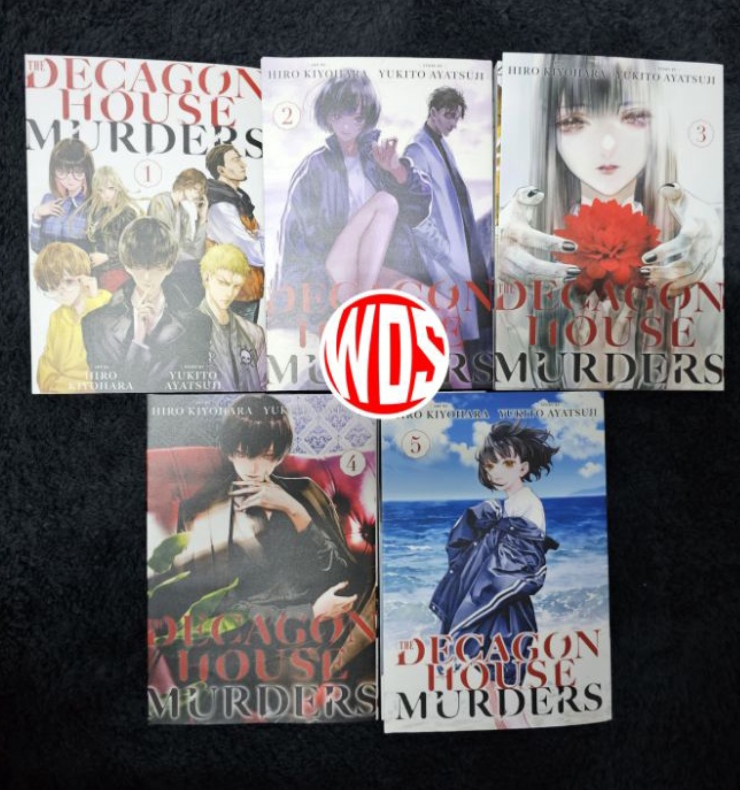 The Decagon House Murders Manga Volume 1-5(END)Loose OR Full Set