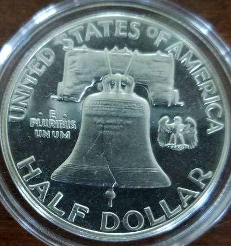 1955 Proof Franklin Half Dollar Blast White  Cameo