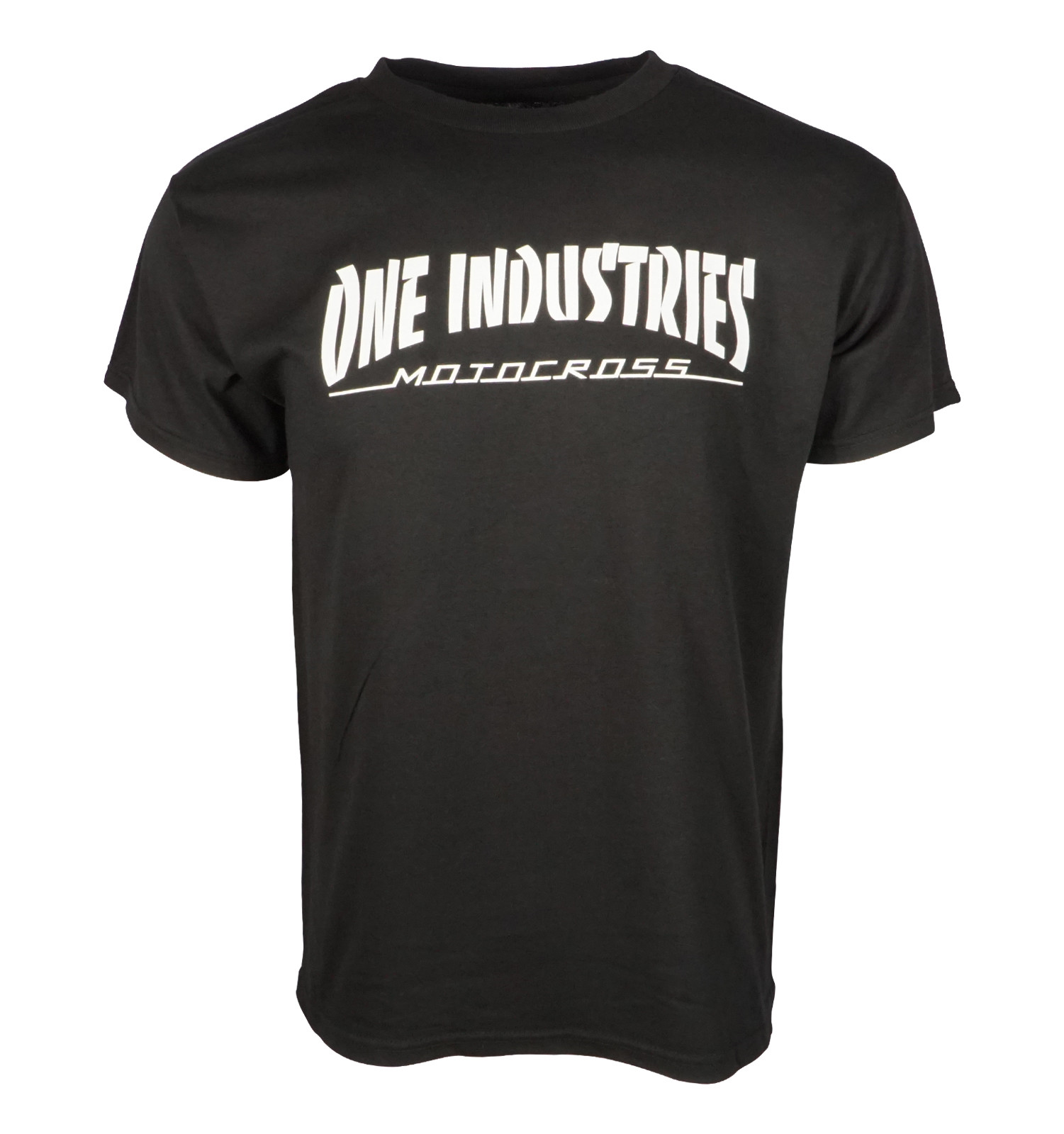 

ЧЕРНАЯ МУЖСКАЯ ФУТБОЛКА ONE INDUSTRIES TRASHED, Черный