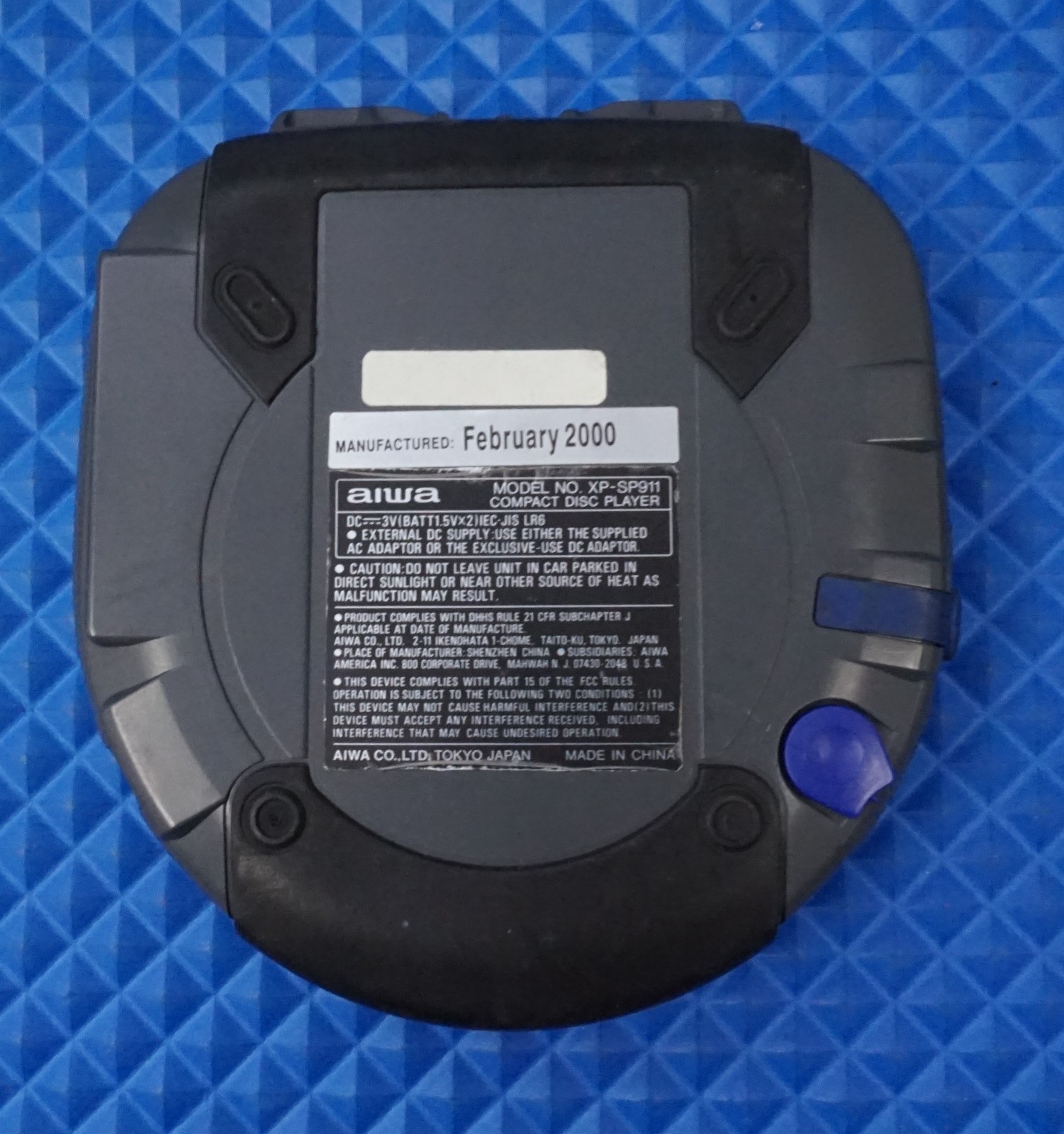 Aiwa XP-SP911 portable compact disc player