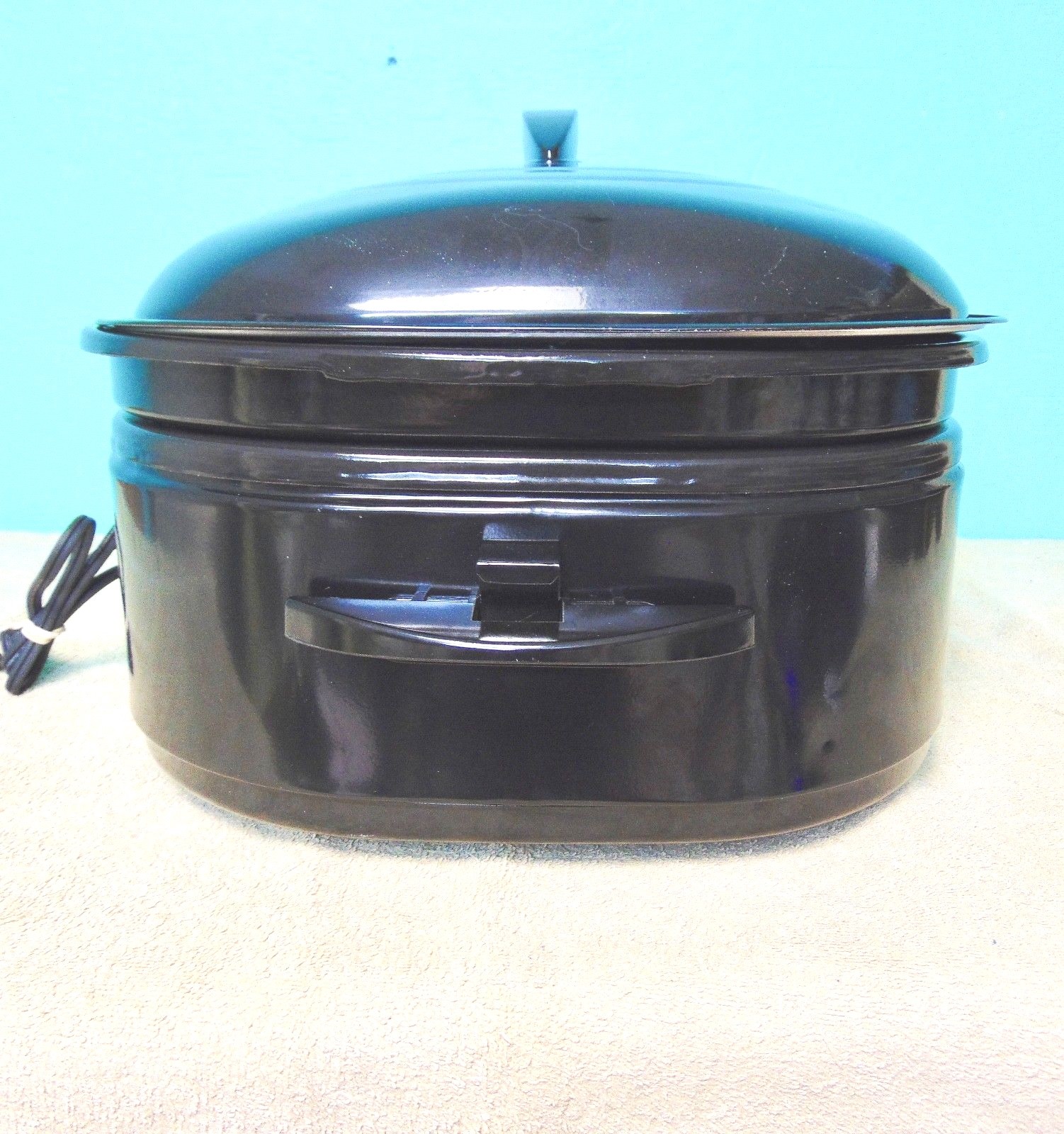 Oster 18 Quart Electric 4 IN 1 Turkey Roaster OVEN Black Enamel