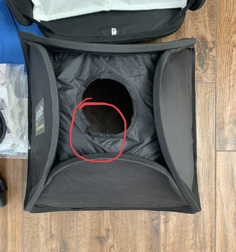 Two Lastolite Professional - Ezybox Hotshoe Softbox 54cm x 54cm Gently Used