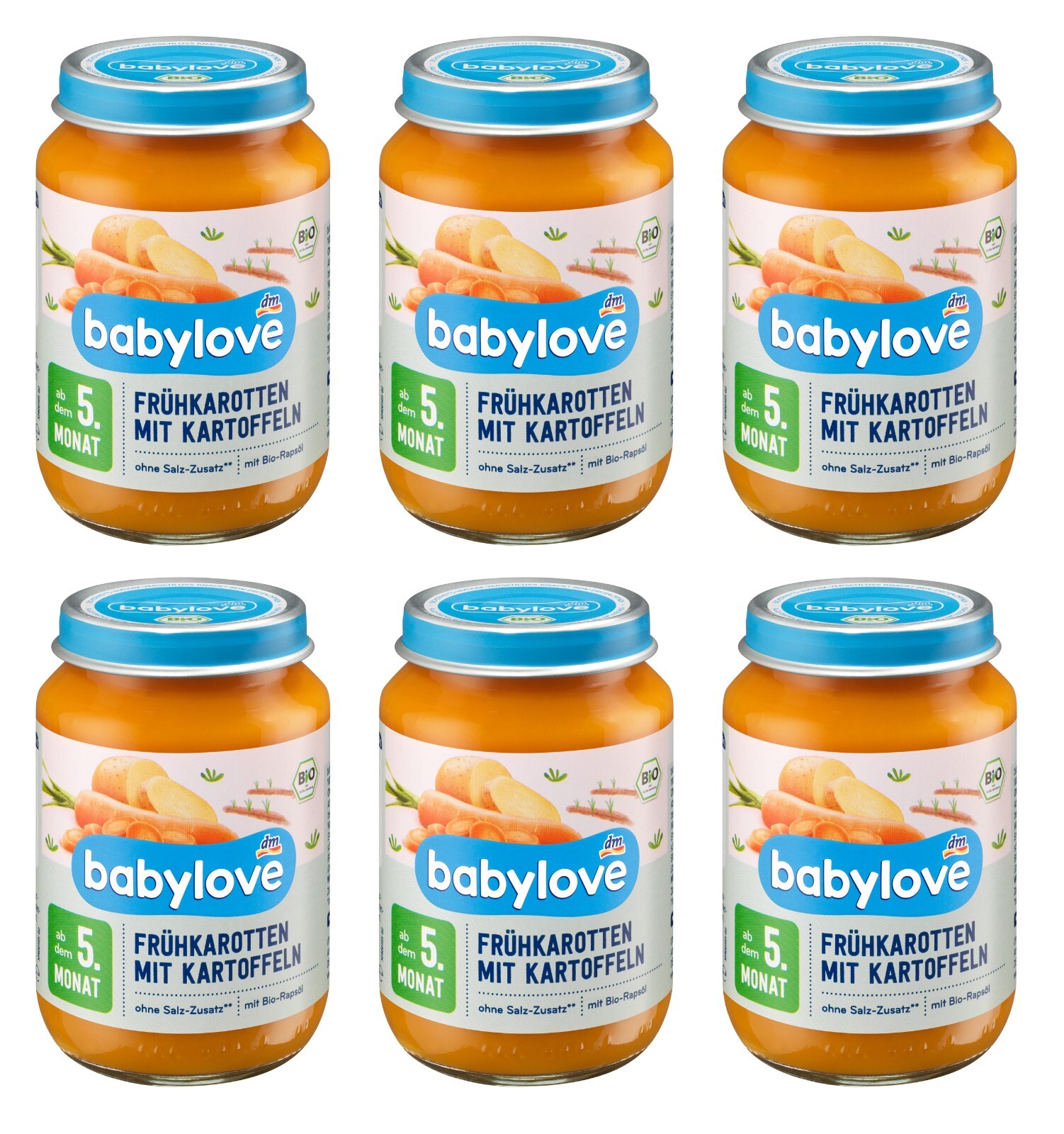Bebivita Bio Frühkarotten Mit Kartoffeln – Ideale Beikost Ab Dem 5. Monat, Ohne Salz