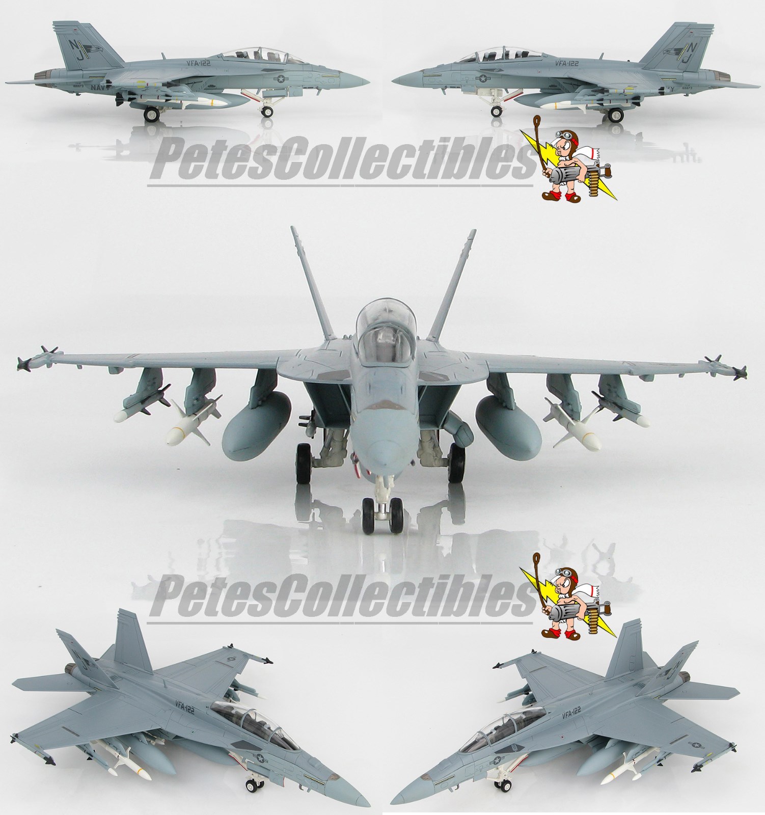 Hobby Master HA5110 F/A-18F Super Hornet USN VFA-122 Flying Eagles England 1:72 Hobby Master HA5110 F/A-18F Super Hornet USN VFA-122 Flying Eagles England 1:72