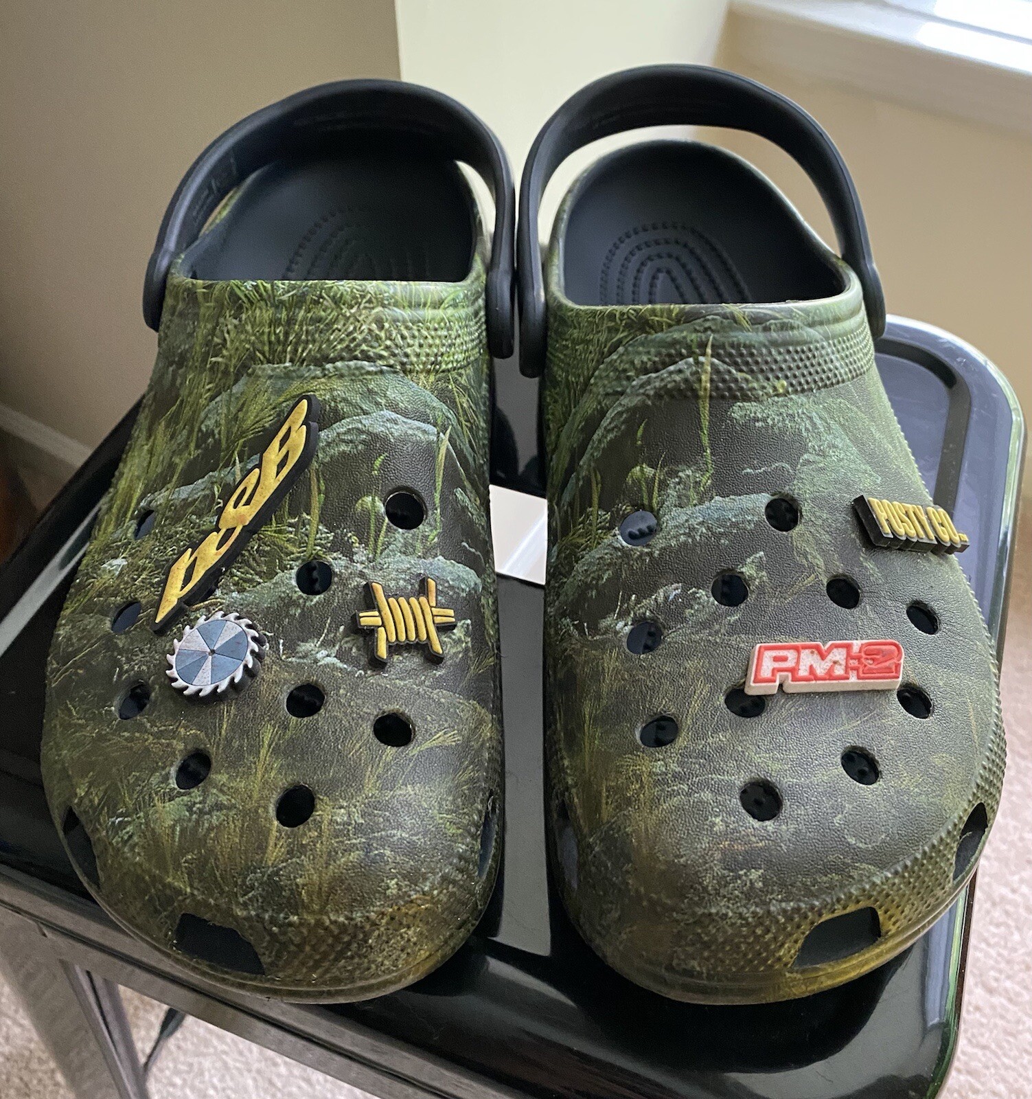 mens post malone crocs