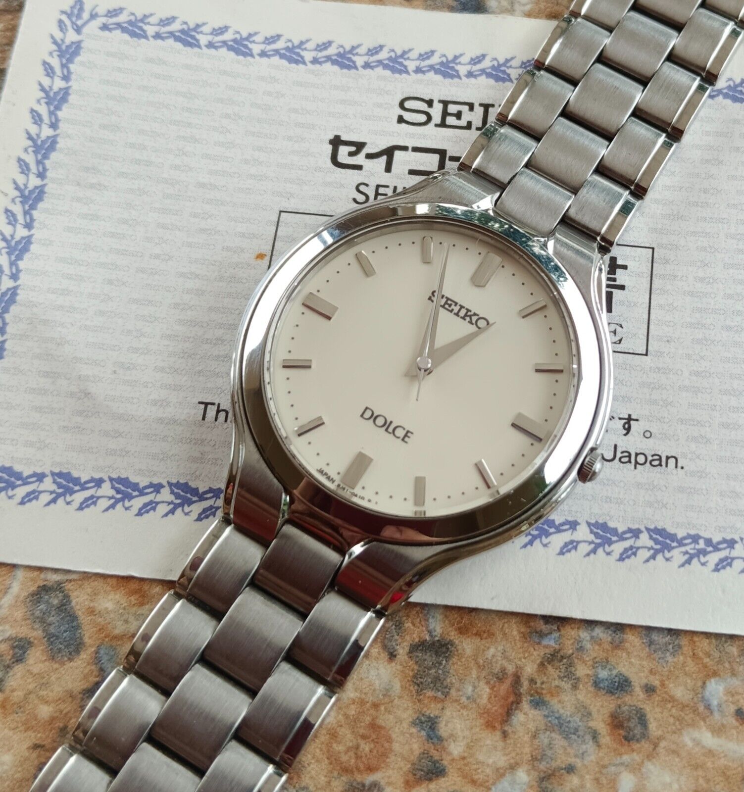 Vintage Seiko Dolce Quartz 8J41 0A10 June 2001 JDM | eBay Vintage Seiko Dolce Quartz 8J41 0A10 June 2001 JDM | eBay