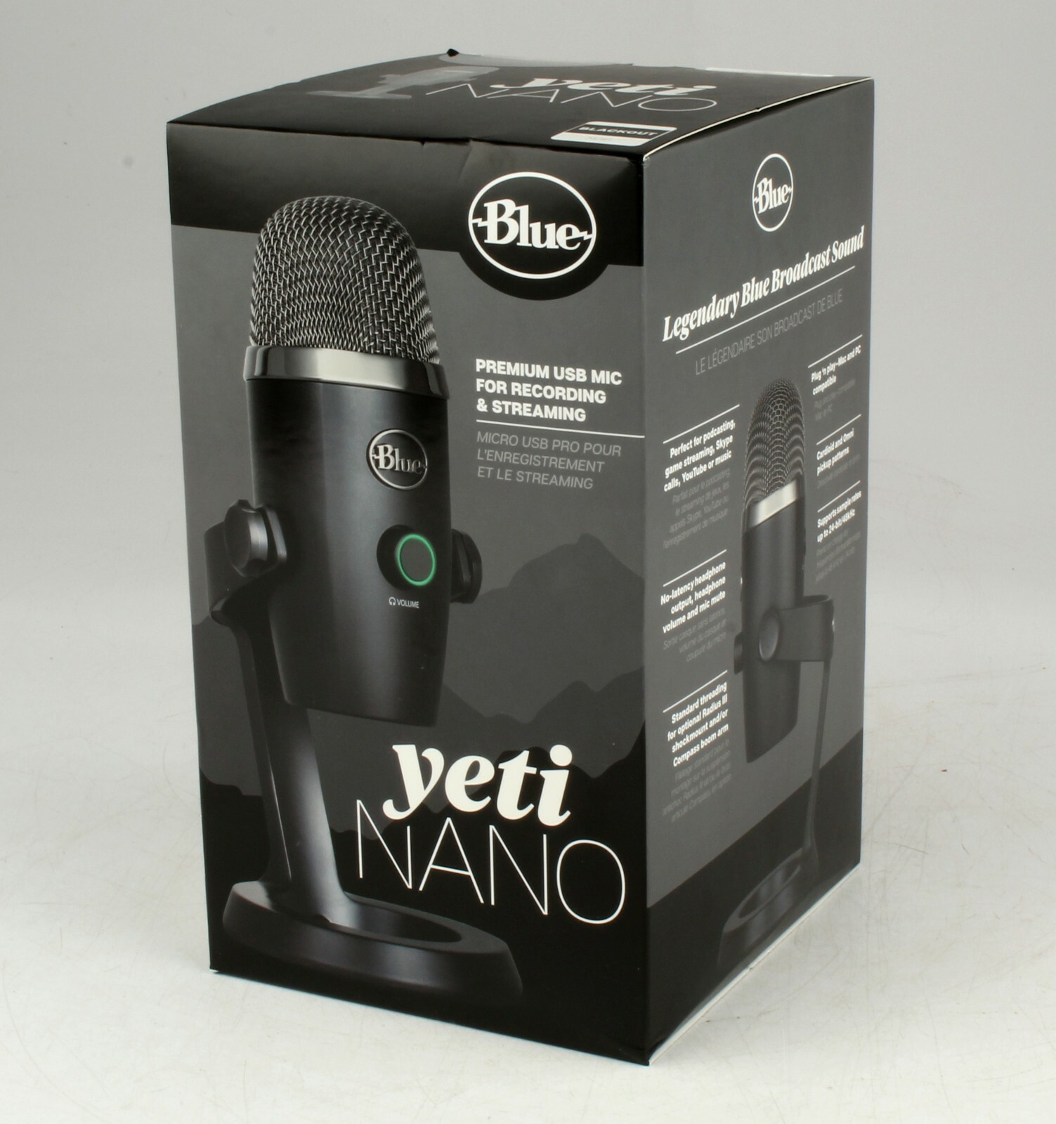Blue YETI ブラック ブーム付き 【公式通販】