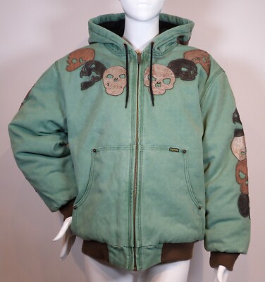 NWT Supreme/Great China Wall green l/s hooded zipped work NWT Supreme/Great China Wall green l/s hooded zipped work